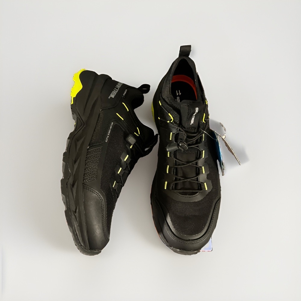 Ozark Trail Rock Plate Waterproof Hiking Shoe Black Men's SIze 8